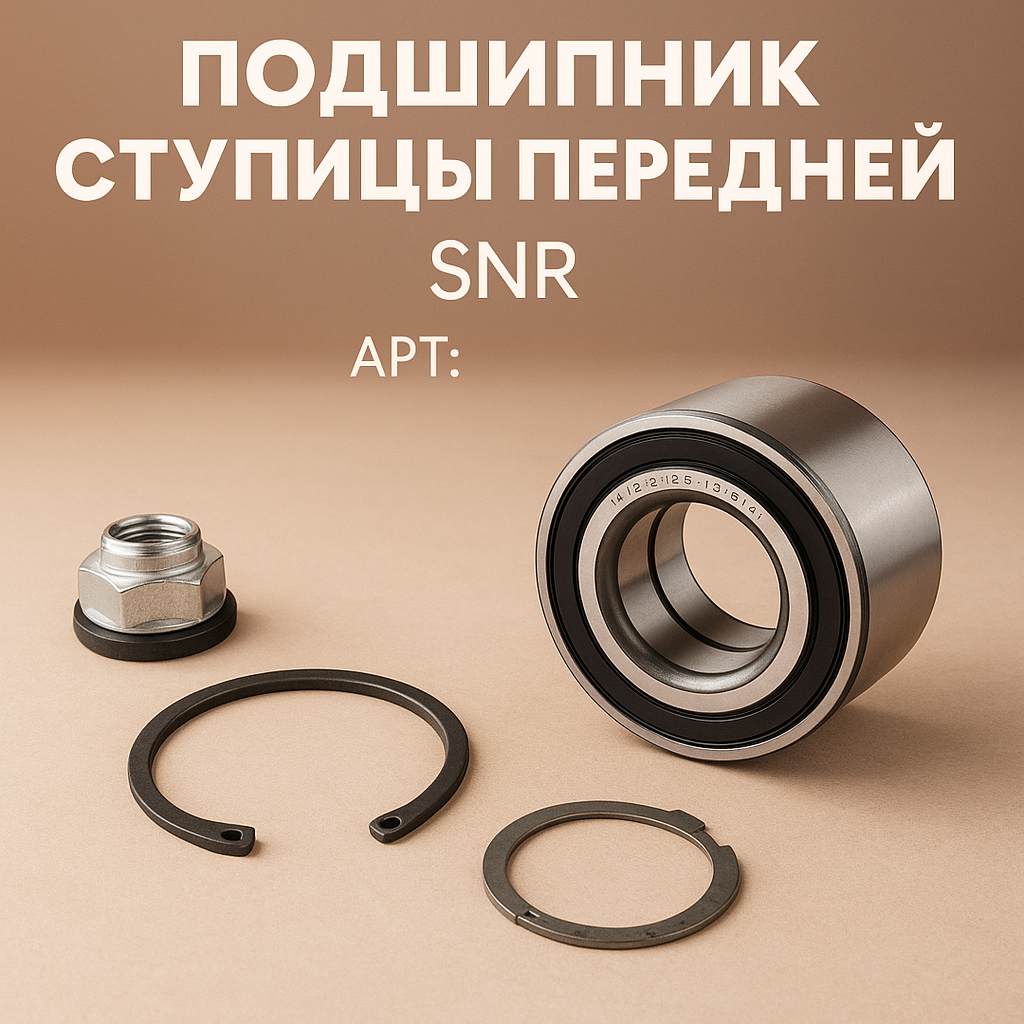 Подшипник ступичный ( передний) R155.80 NTN / SNR RENAULT РЕНО Logan Логан I VKBA6561 8671095503 7700422361