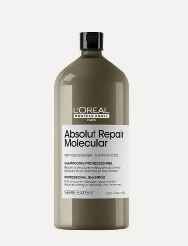 Изображение товара L'Oreal Professionnel Absolut Repair Molecular Бессульфатный шампунь для молекулярного восстановления волос 1500 мл