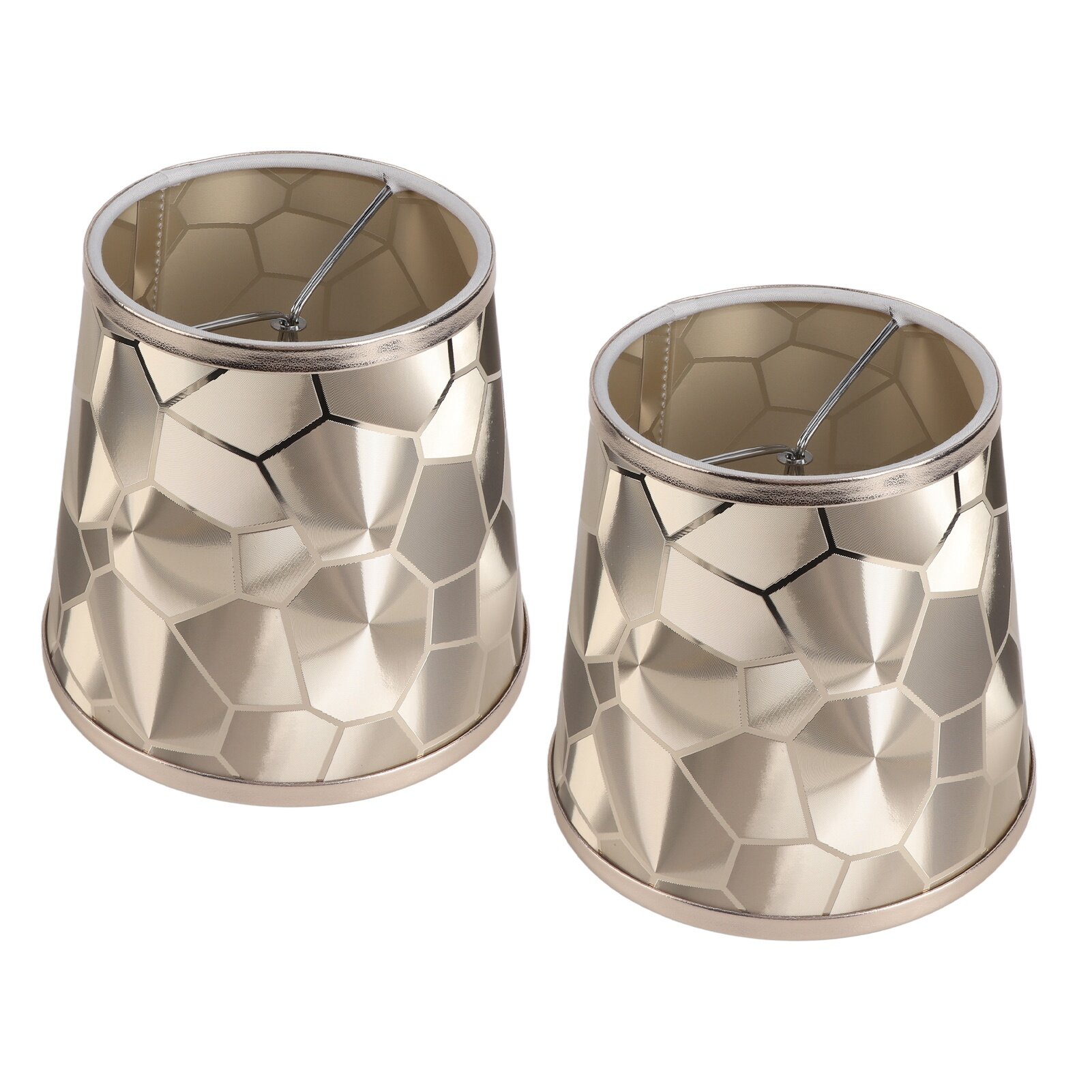 2шт Абажур для лампы E14 из PVC современный декоративный малый абажур в форме бочки для настольных настенных и потолочных ламп