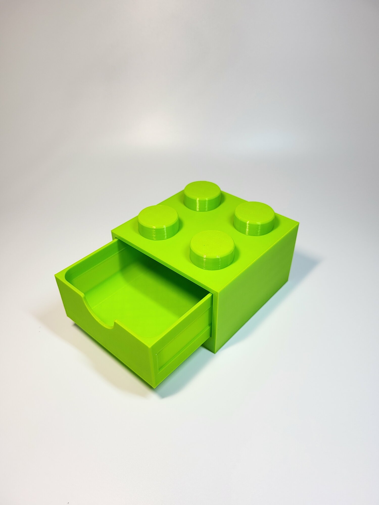 Ящик для хранения "LEGO", PETG, PLA, пластик, выдвижной, 10x10x7 см