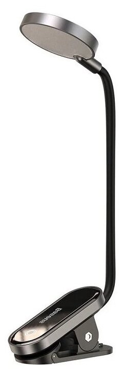 Baseus / Светильник с прищепкой / Comfort Reading Mini Clip Lamp / DGRAD-0G темно-серый