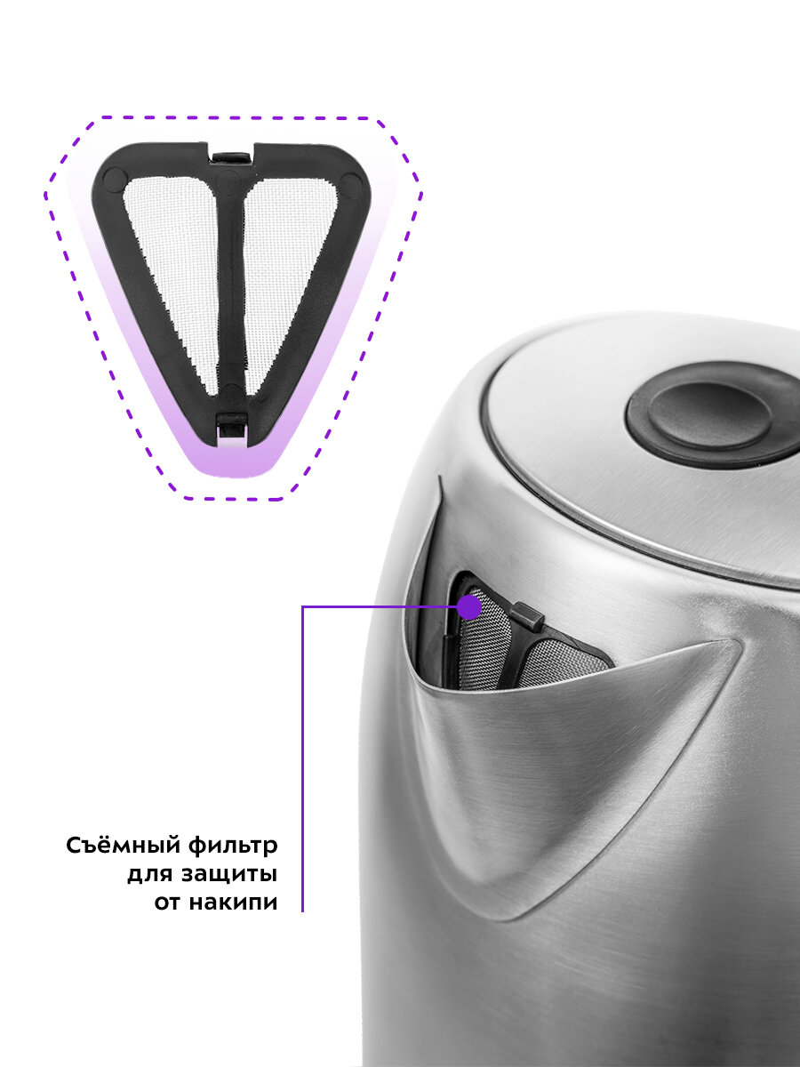 Чайник Kitfort КТ-6106 — фото 1