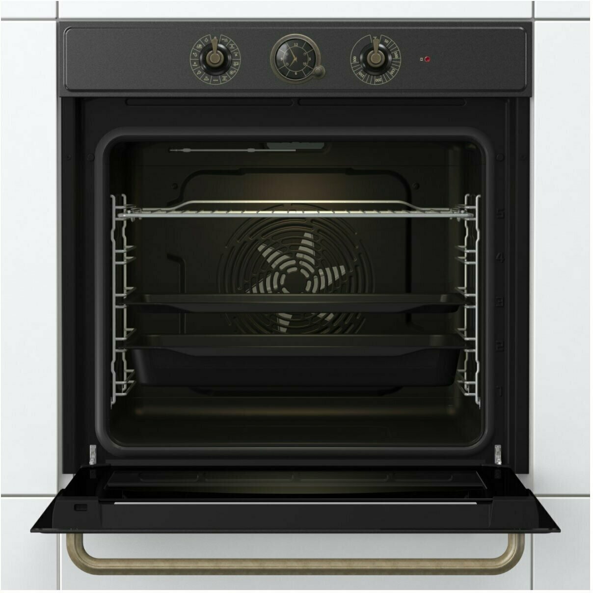 Духовые Шкафы Xiaomi Духовой шкаф Gorenje BOS67371CLB Retro с конвекцией и грилем