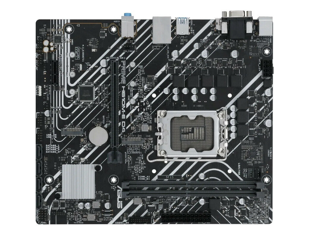 Материнская плата Asus PRIME H610M-E D4-CSM (90MB19N0-M1EAYC)