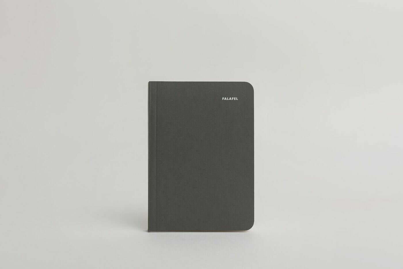 Блокнот в точку Falafel A6 128 страниц 120 гр пепельно-серая обложка