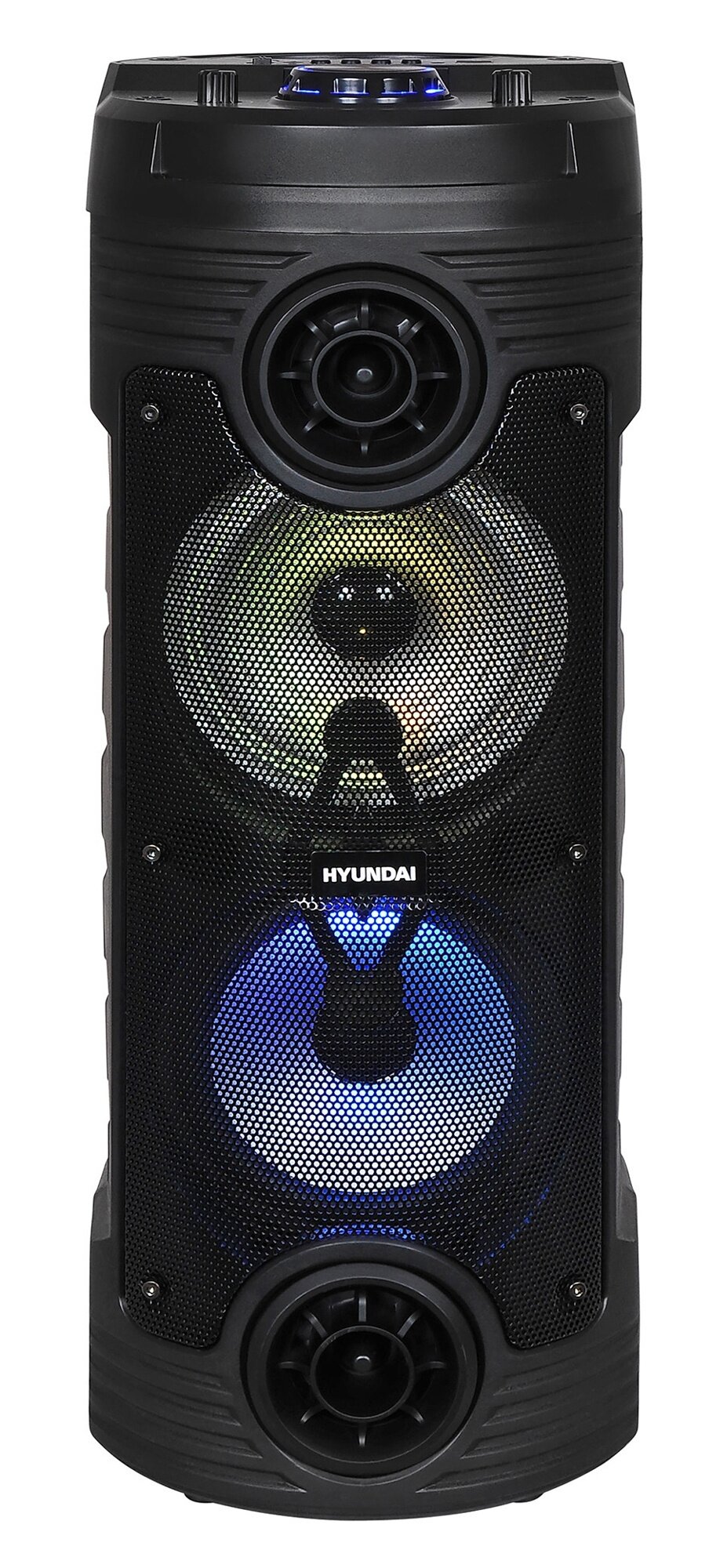 Минисистема Hyundai H-MC170 черный 80Вт/FM/USB/BT/SD/MMC