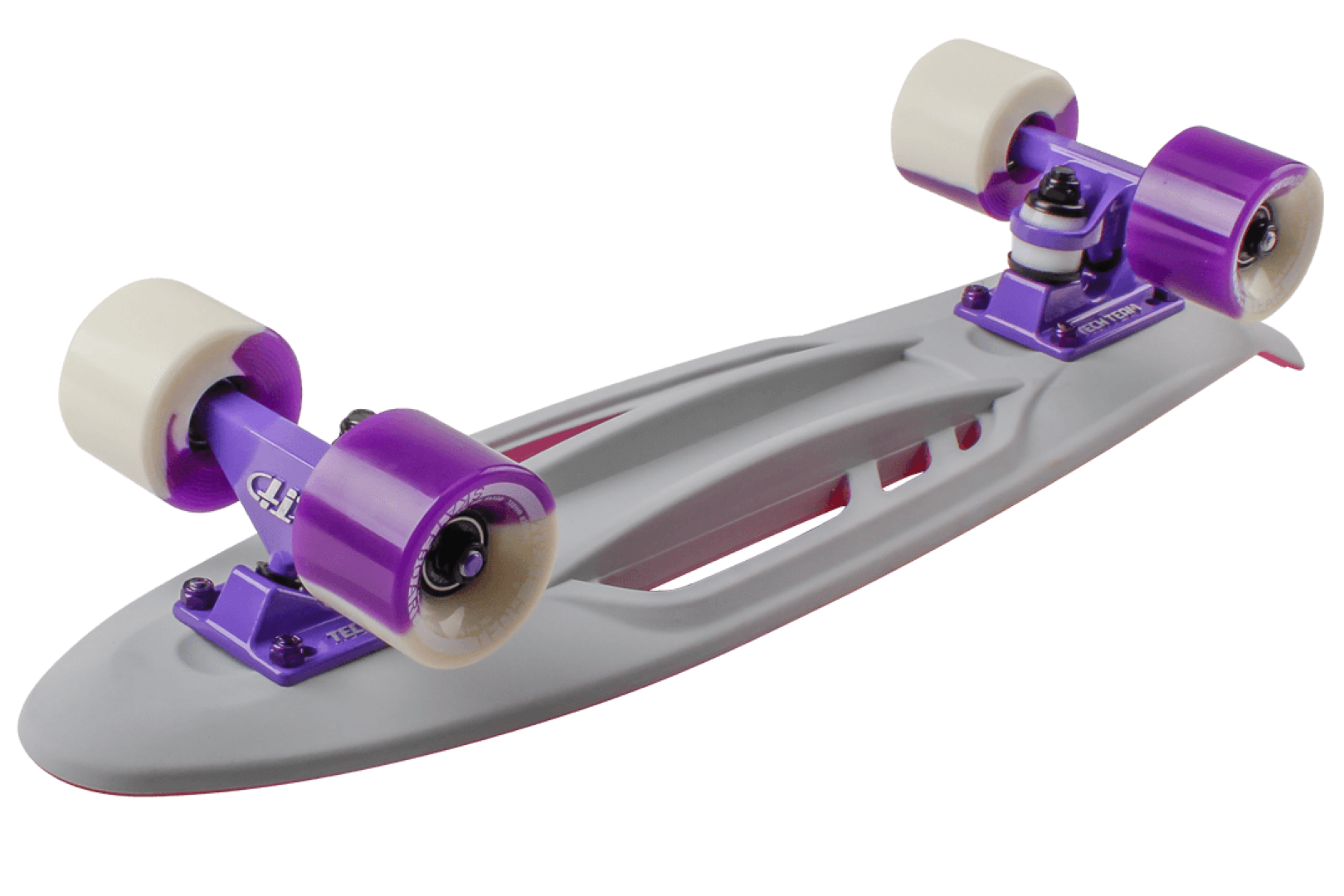 Круизёр-пениборд Tech Team "Shark 22", 56х15см. - Pink/White — фото 1