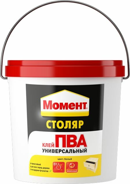 Клей Момент Столяр ПВА универсальный 3 кг