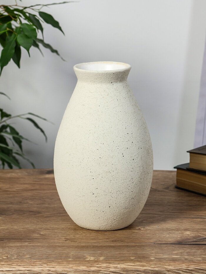 Ваза «Бэрри» классика 25×13 см d=9 см керамика белая