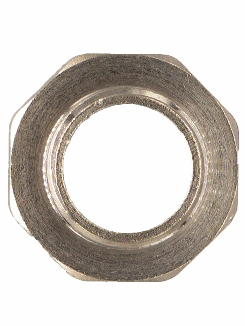 Переходник латунный CTM, 1"х3/4", никелированный, для металлопластика, стали, гофры — фото 1