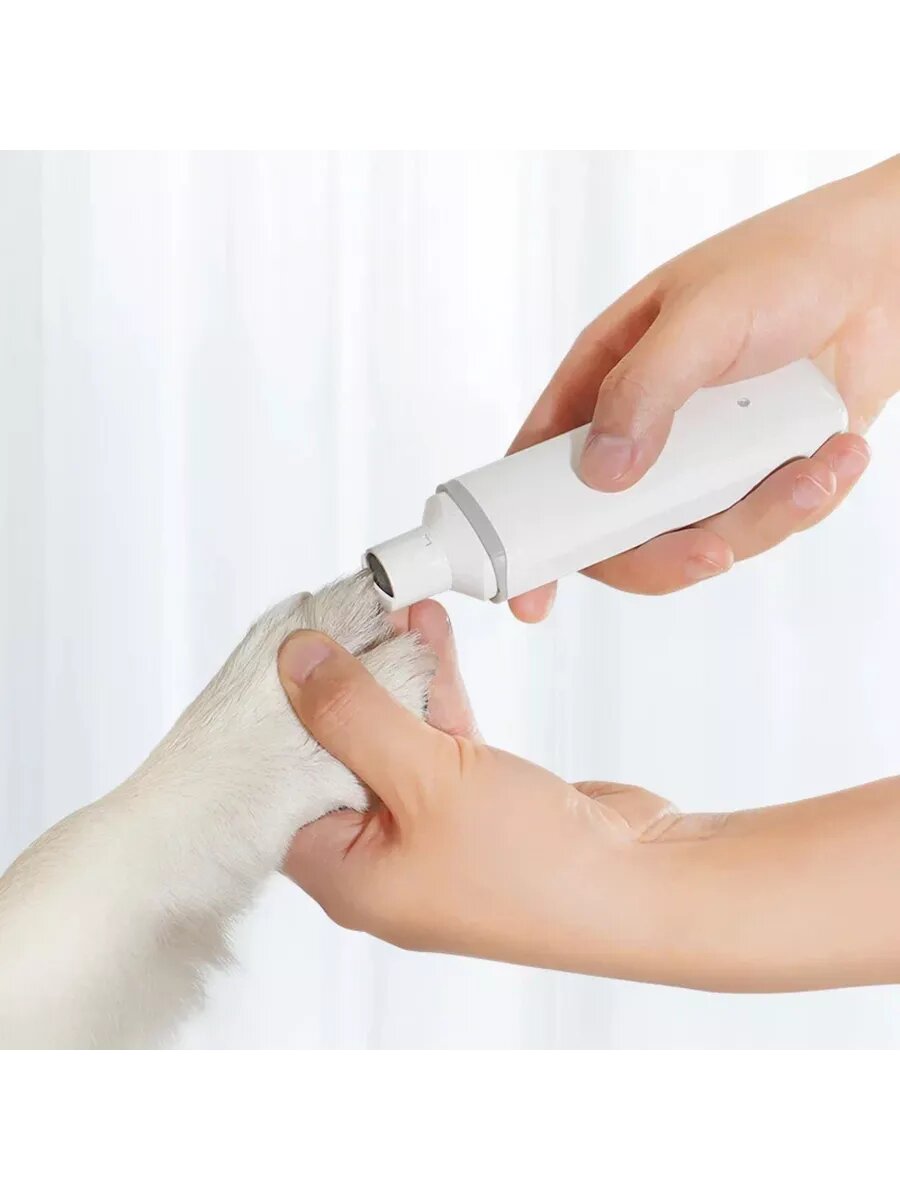 Изображение Pawbby Когтерезка для домашних животных, Pet Nail Grinder, белый