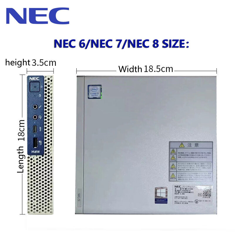NEC 8 (B360 i3-9100 CPU+1x8 г DDR4 2400 Оперативная память + 256 г