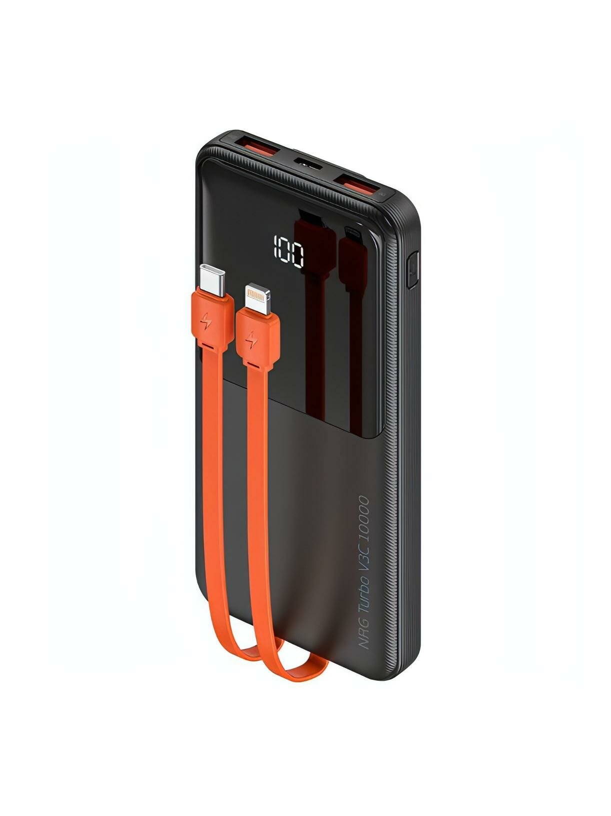 Внешний аккумулятор Deppa NRG Turbo V3c 10000 mAh 22.5W (33672) черный
