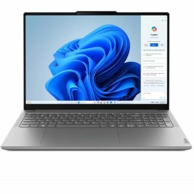 16" Ноутбук Lenovo Yoga Pro 9 16IMH9 (83DN002VRU) серый - 3200x2000, IPS, Intel Core Ultra 9 185H, ядра: 16 x 2,3 ГГц, 64 ГБ, SSD 1024 ГБ, NVIDIA GeForce RTX 4070 для ноутбуков (8 Гб), Windows 11 Home