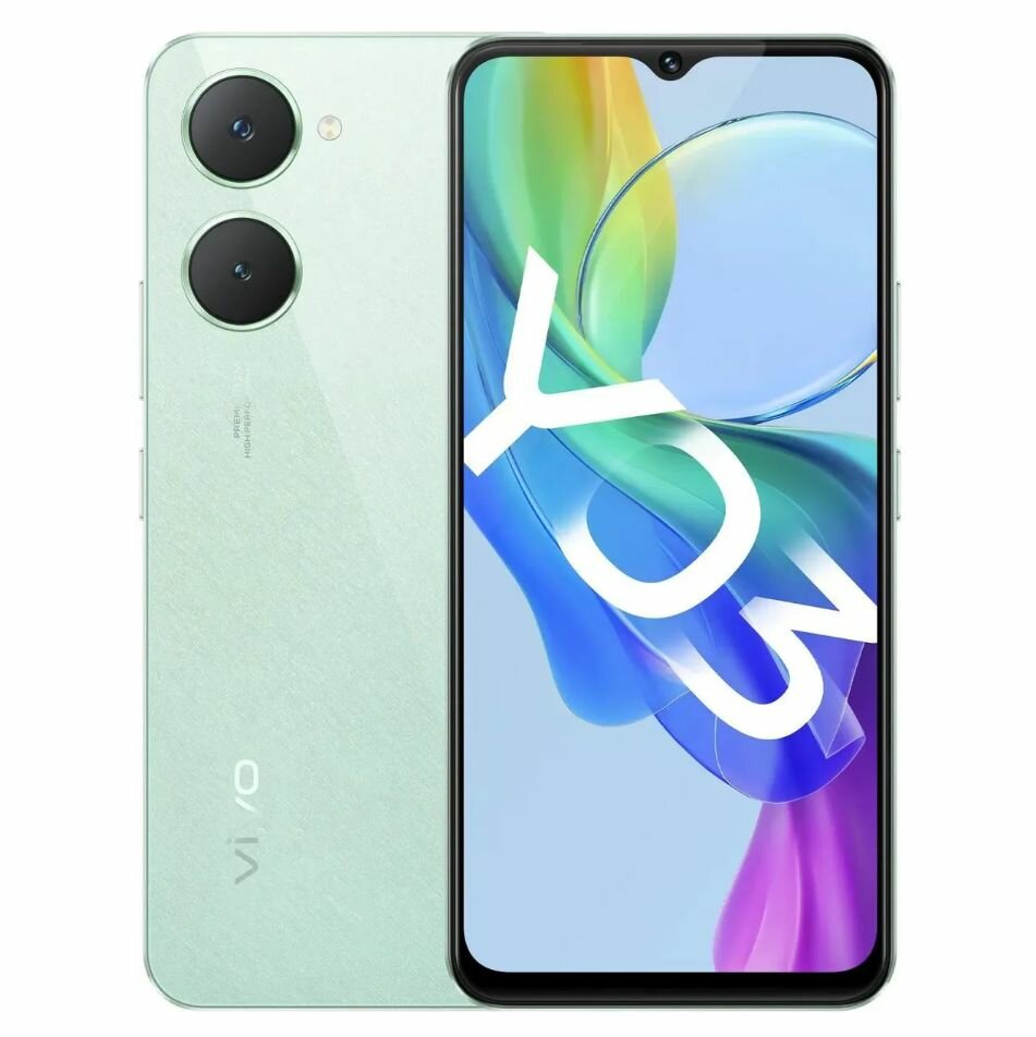 6,56" Смартфон Vivo Y03 V2332 4/128 ГБ (Y03 V2332) зеленый