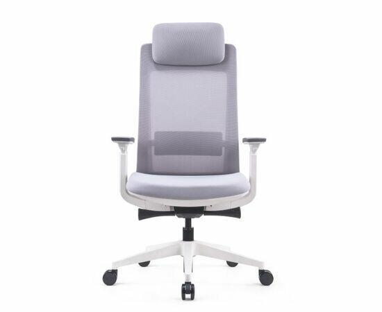 Картинки Norden Компьютерное кресло Oslo серая сетка /серый пластик / база белая
