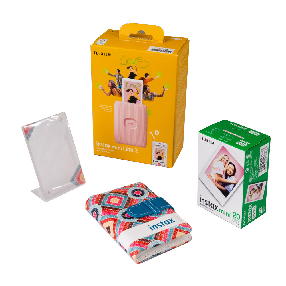 Фотопринтер Fujifilm Instax Mini Link 2 Gift Box - Soft Pink — фото 1