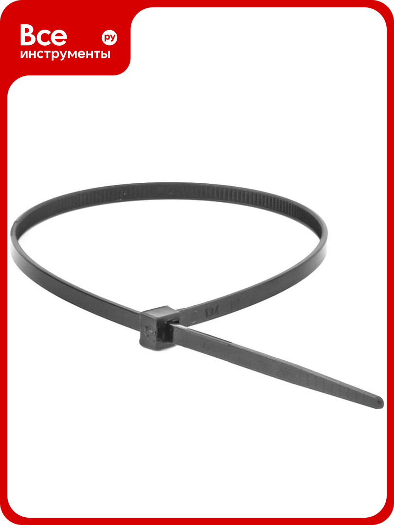 Нейлоновый хомут DKC 3 6х200 черный 100шт 25314SR