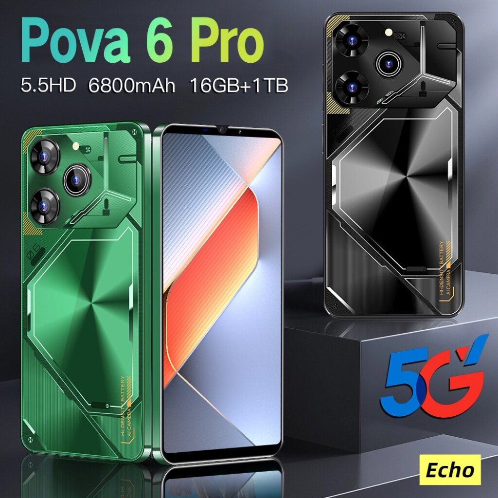 Смартфон Pova 6 pro 16 ГБ/1 TB , черный