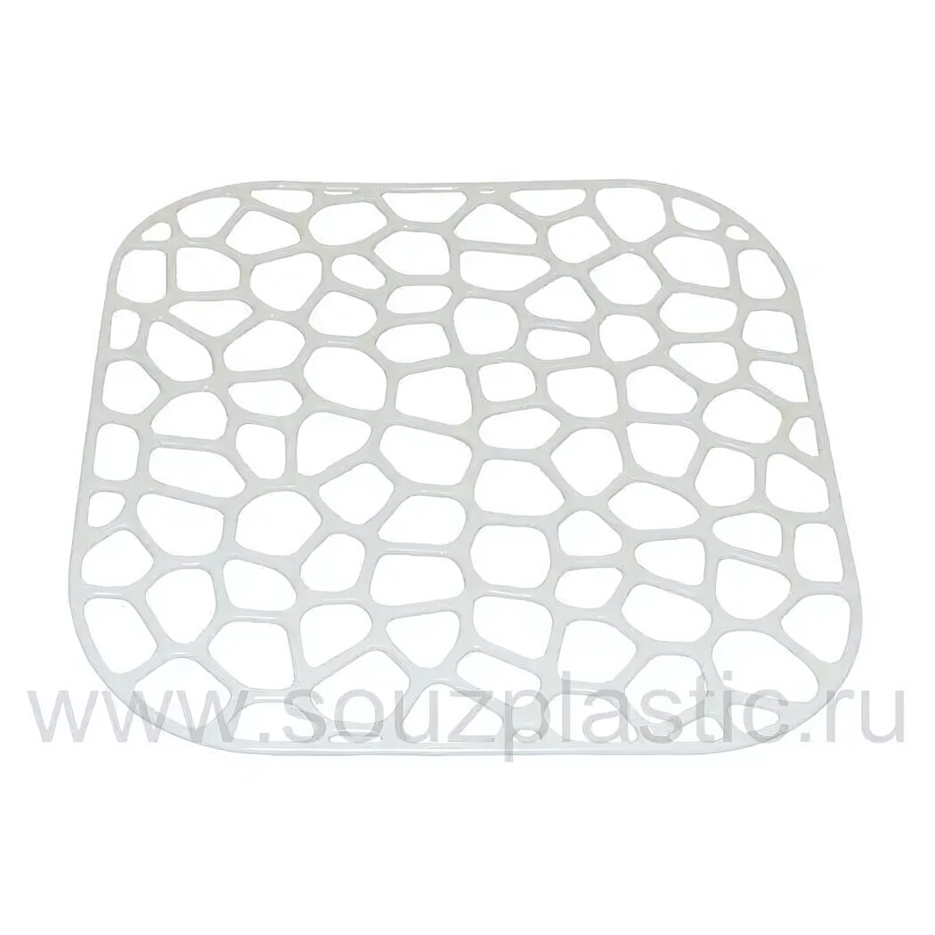 Решетка для раковины квадратная 30х30х04 см пластик защита от засоров