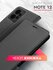 Чехол на Xiaomi Redmi Note 12 (Ксиоми Редми Нот 12) черный книжка...