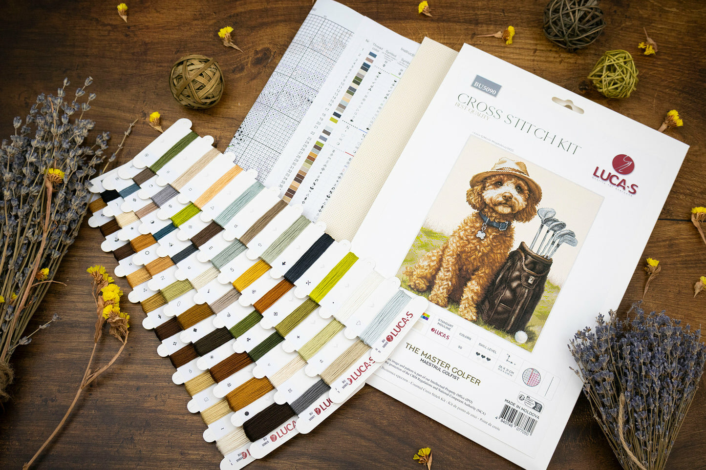 Набор для вышивания крестом Luca-s BU5090 Мастер игры в гольф — фото 1