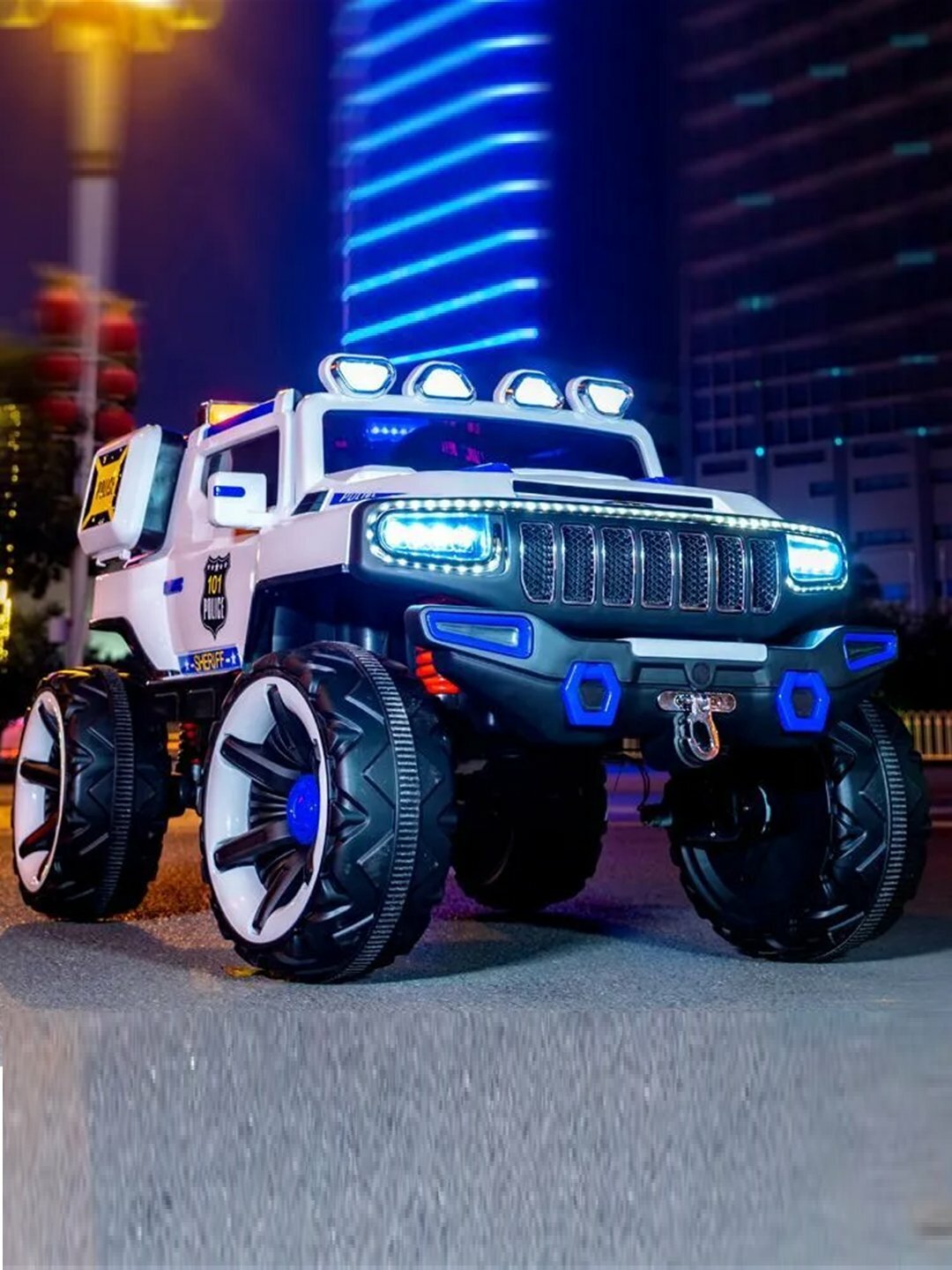Электромобиль детский JEEP, очень большой, дистанционное управление