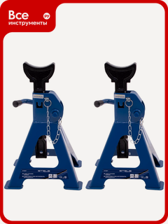 Изображение товара Регулируемые подставки под автомобиль 3 т STELS 51627, шиномонтажных мастерских