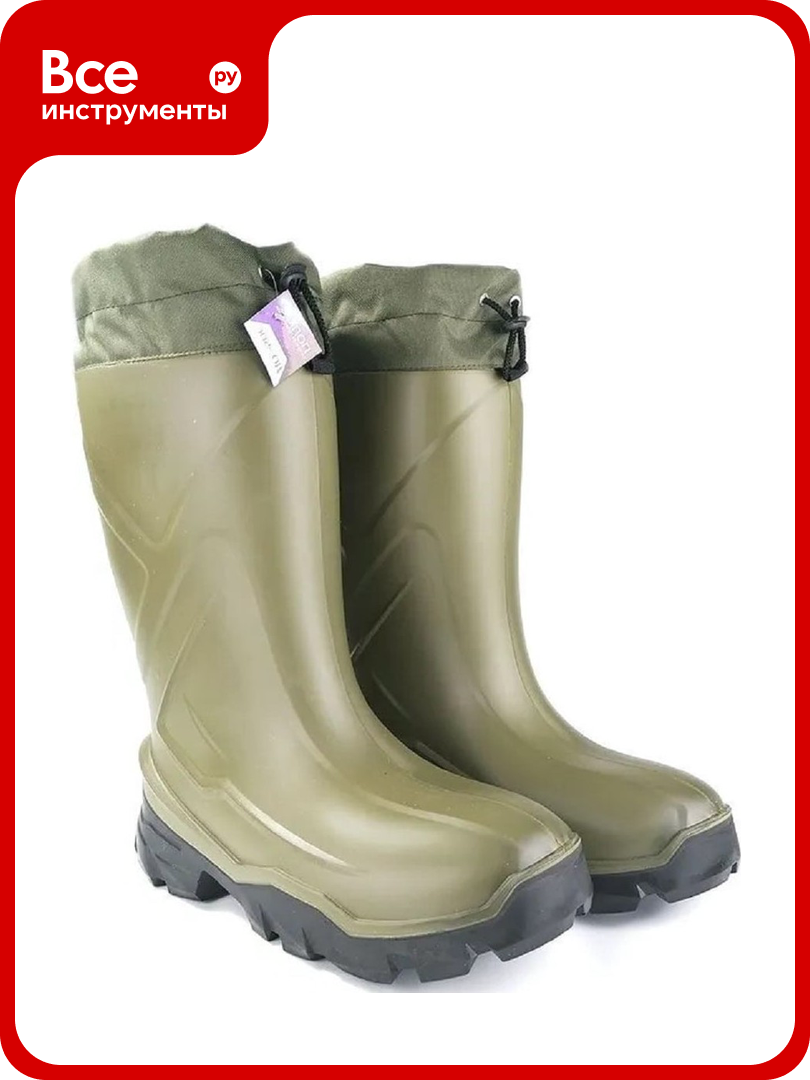 Сапоги барс «полюс» оливкового цвета, утепленные, изготовленные из пенополиуретана, унисекс, соответствие требованиям