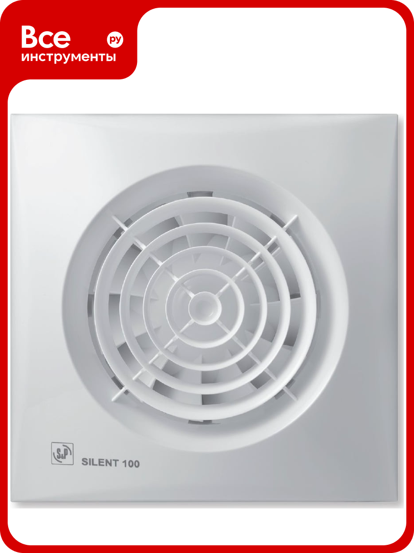 Вентилятор Soler Palau SILENT 100 CZ RE 03 0103 106