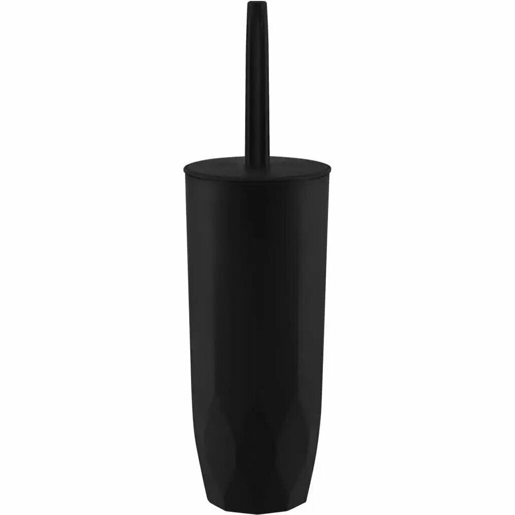 Ершик для туалета с подставкой черный цвет серия Light лотос