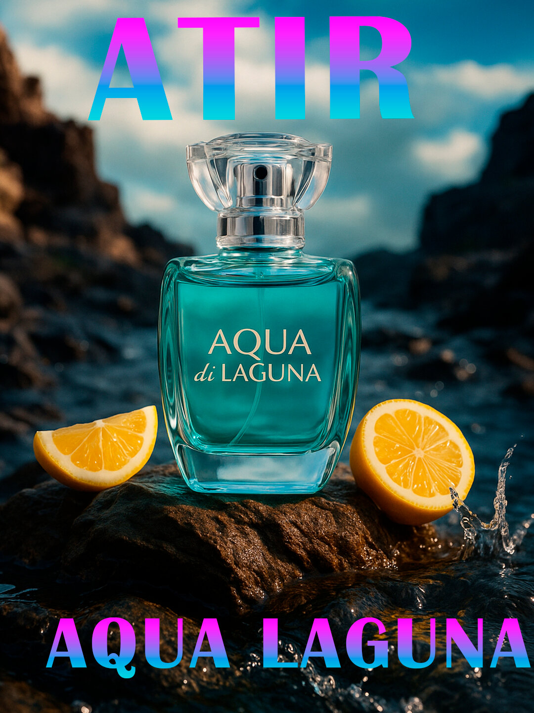 Парфюмерная вода Savdo belgisi yo'q "AQUA DI LAGUNA", женская, восточный аромат, 100мл