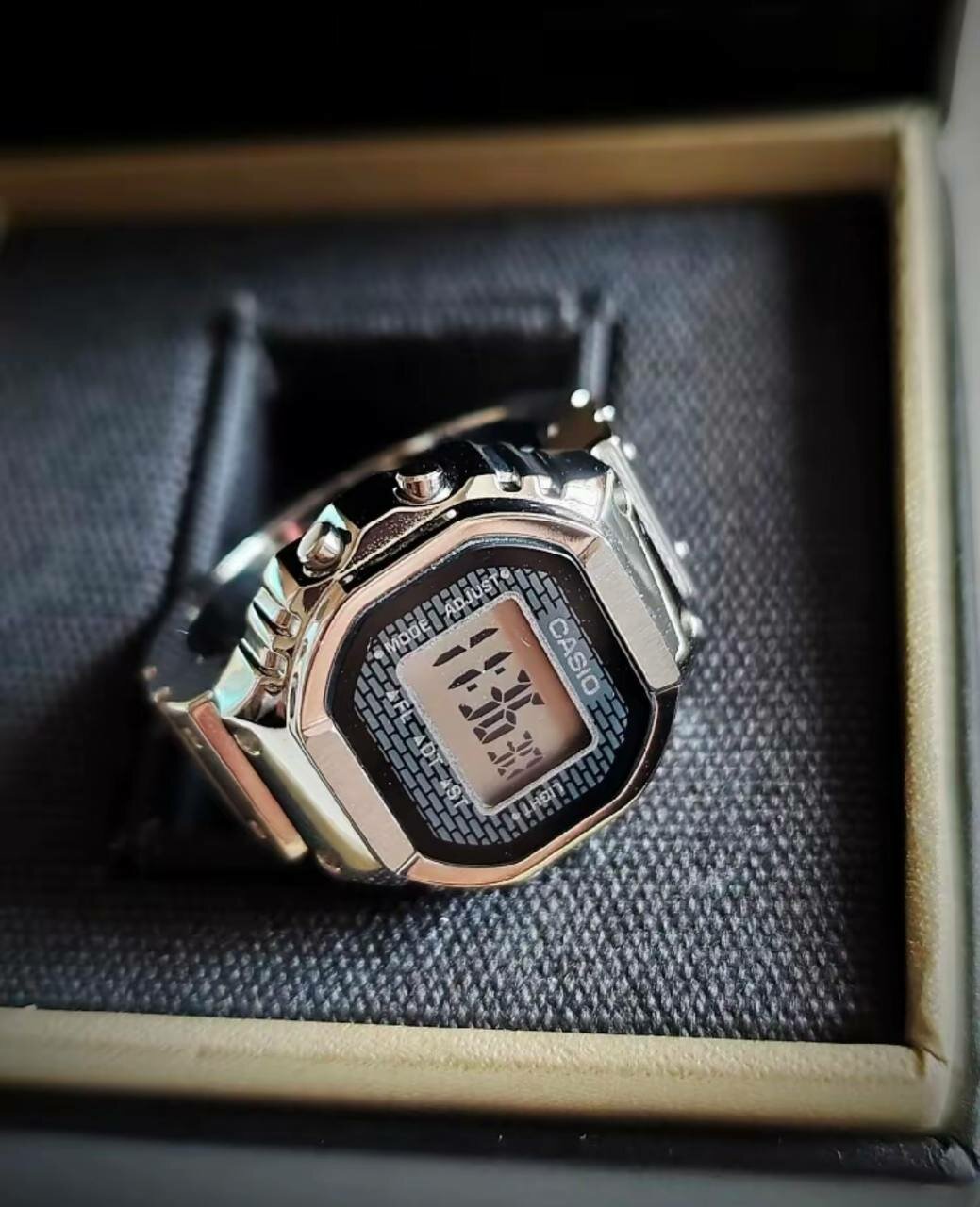 Часы-кольцо CASIO, серебристый