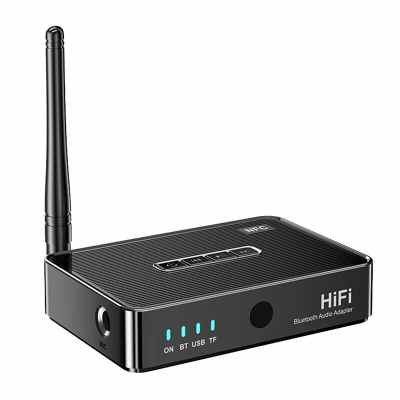 Передатчик аудиоприемника Bluetooth 5.1 NFC Стерео 3,5 мм AUX RCA Оптический HiF