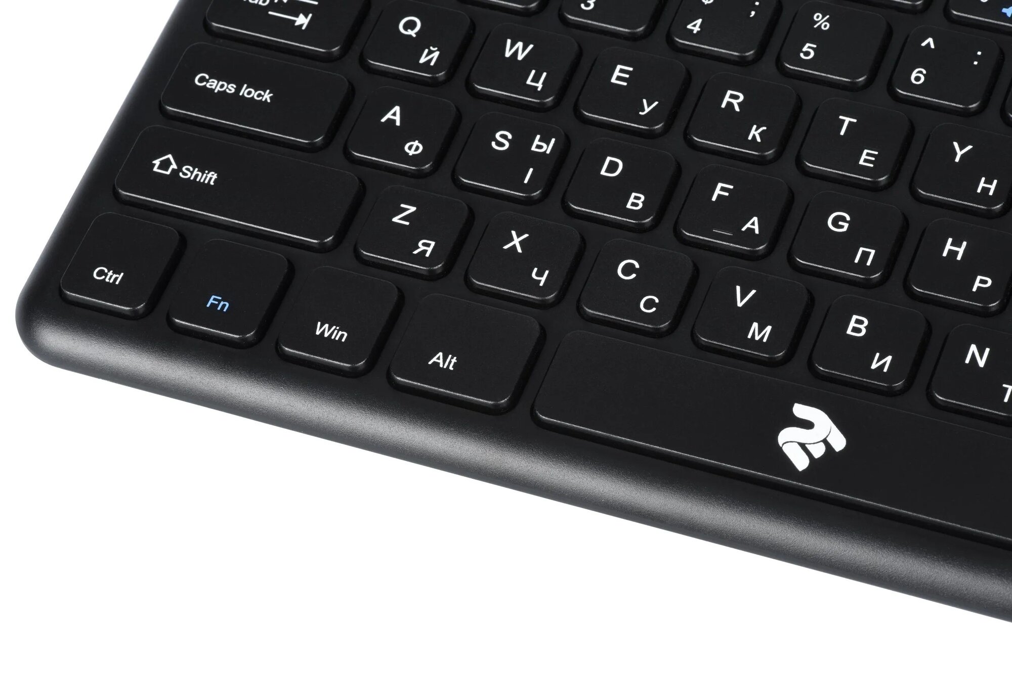 Клавиатура 2E "Touch Keyboard" KT100, беспроводная, с подсветкой, черная