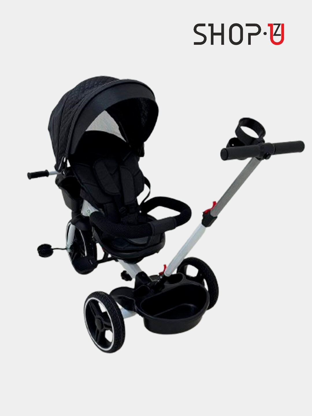 Детский велосипед, трехколесный, устойчивая конструкция — фото 1