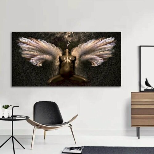 Изображение товара Картина эротика, картина голая девушка Ангел, 40х80 см.