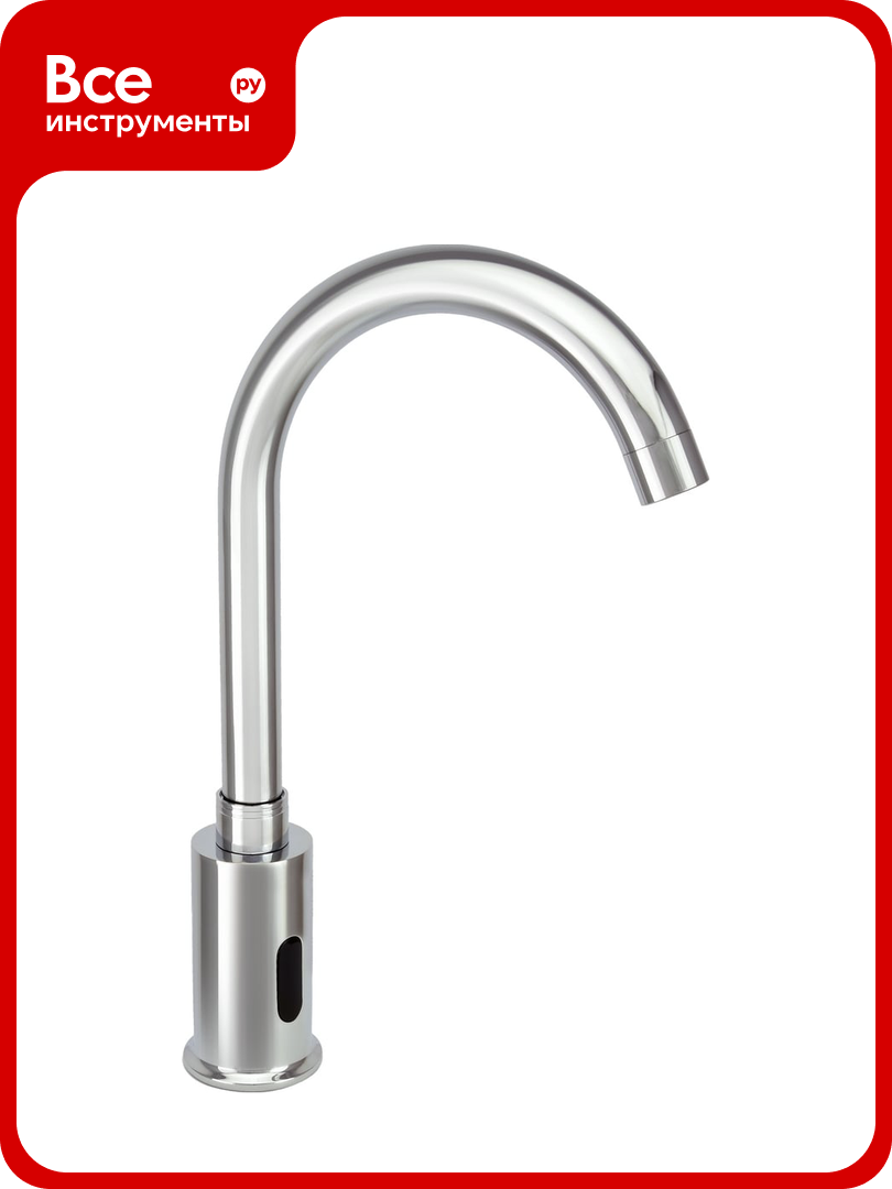 Сенсорный латунный смеситель для мойки Eleanti с высоким изливом 0402 482