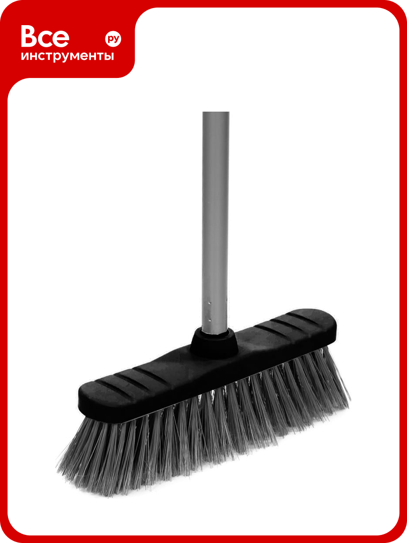Щетка для сухой уборки пола In Loran ручка 110 см  черный M 100BK
