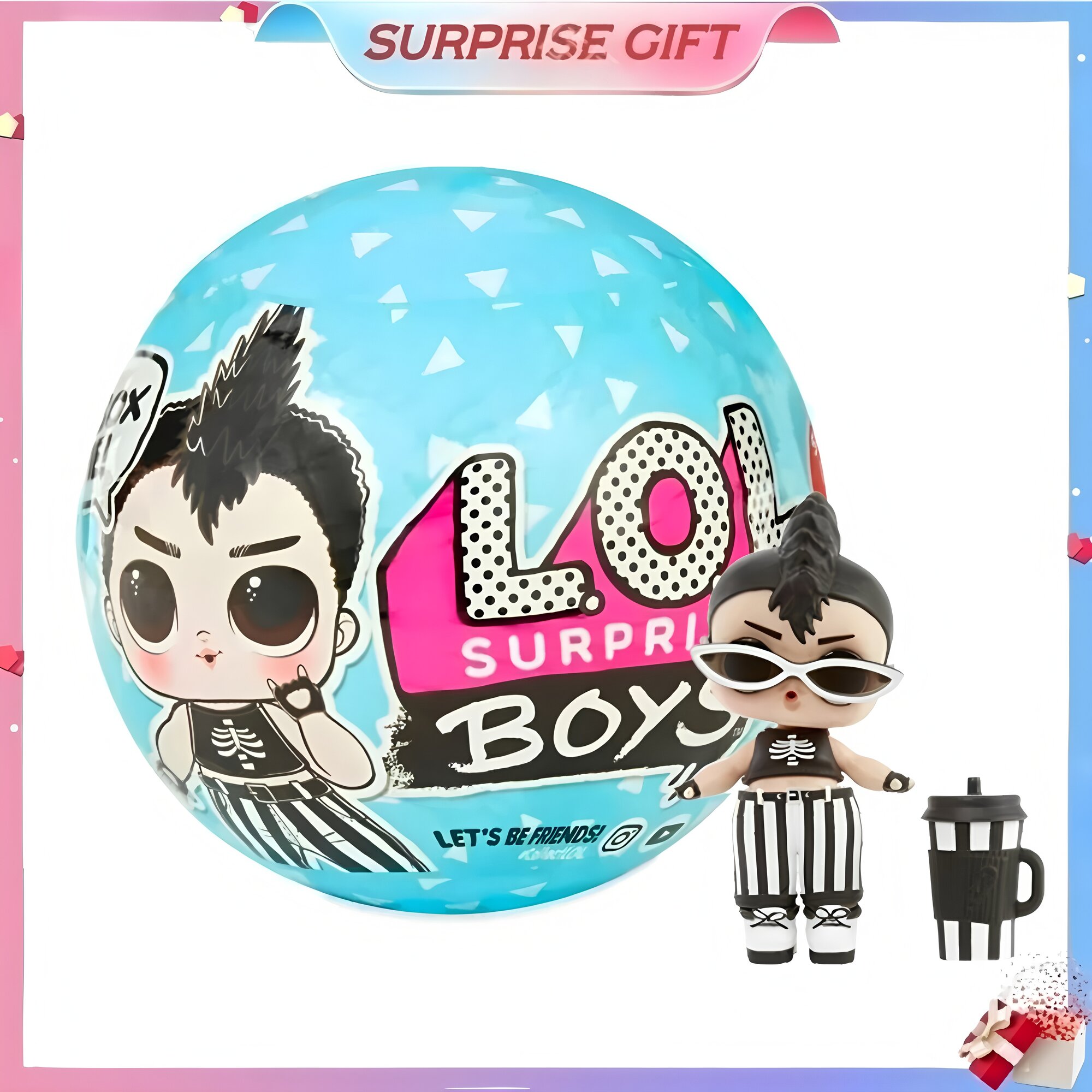Кукла-сюрприз L.O.L. Surprise Boys Series 1 8 см, 561699
