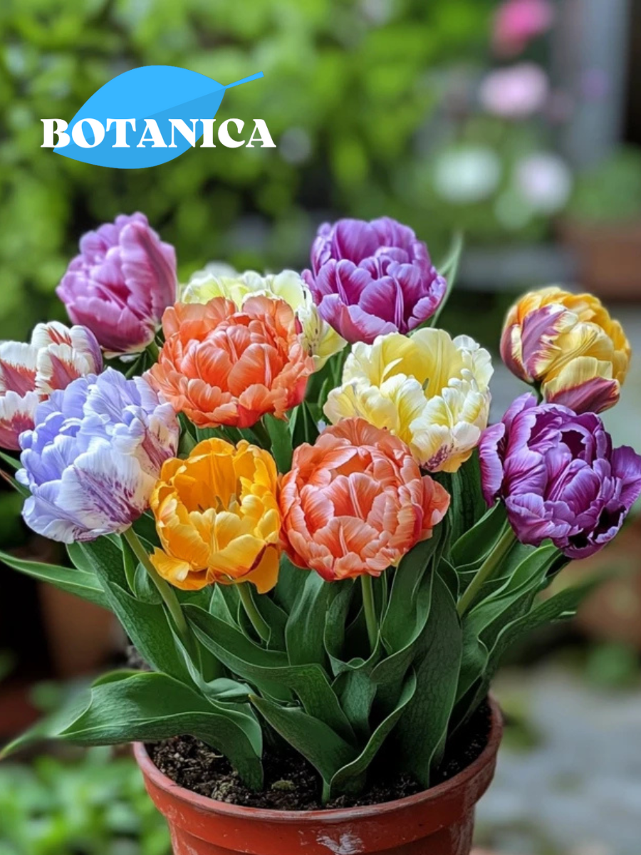 Луковицы цветов botanica garden Тюльпаны Махровый Микс 10 штук