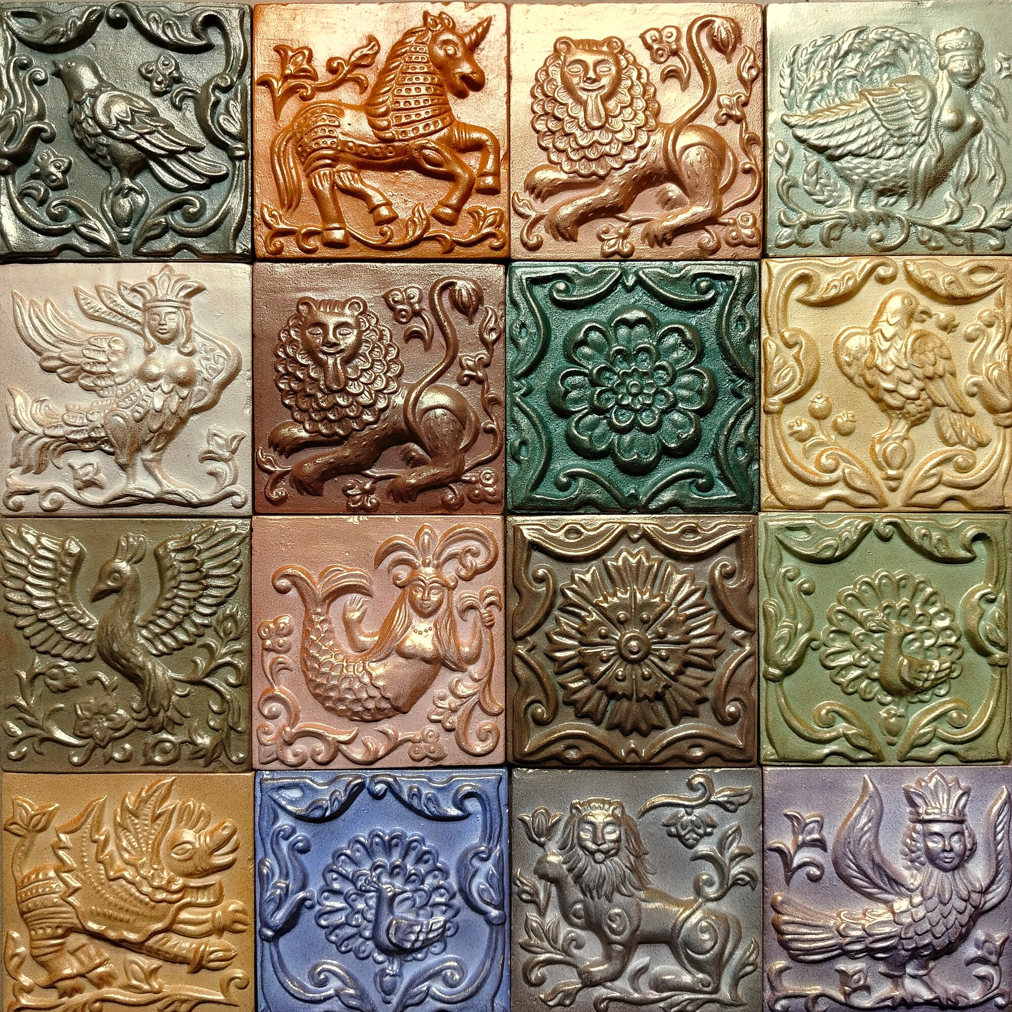 Гипсовый декор-изразец KamaStone 