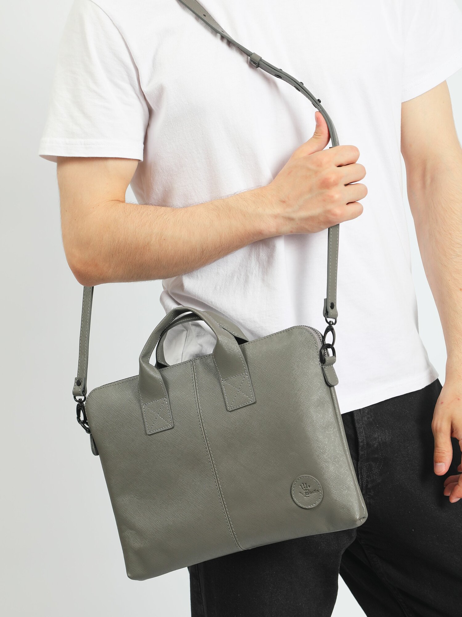 Сумка для ноутбука/планшета из натуральной кожи