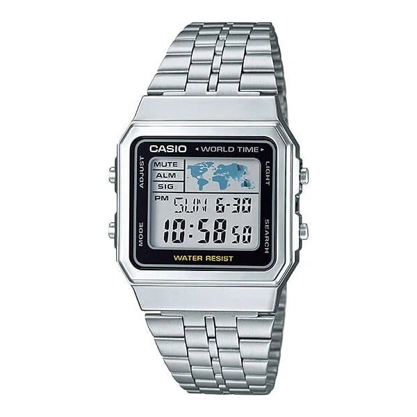 Наручные часы CASIO Vintage, серебро