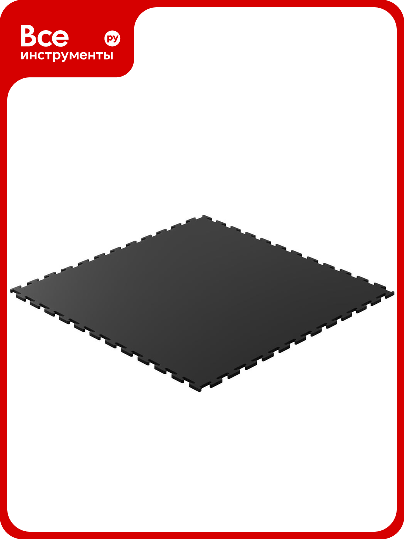 Модульное покрытие PALITRA TECHNOLOGY модель 1, ПВХ, чёрное 50471-1-B