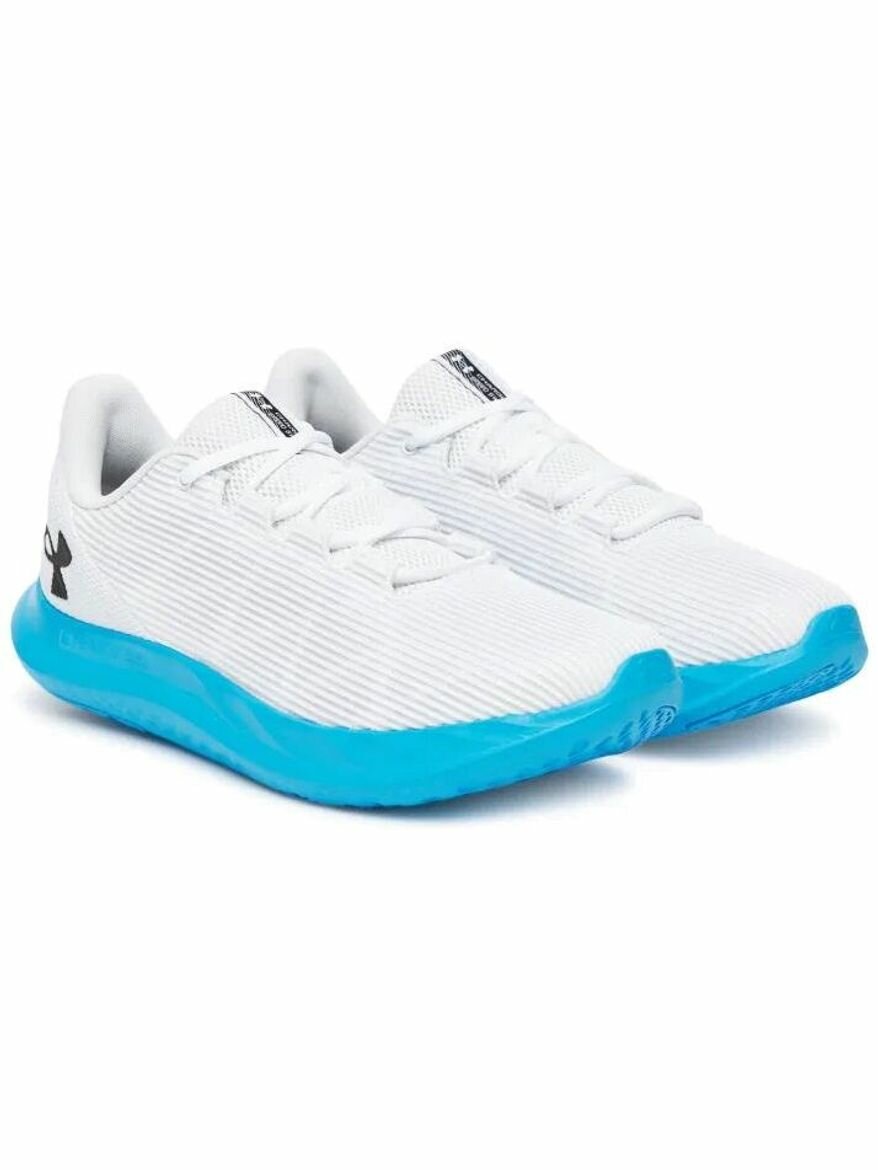 Кроссовки Under Armour Charged Speed Swift, полнота F, размер 9,5 US, белый/голубой — фото 1