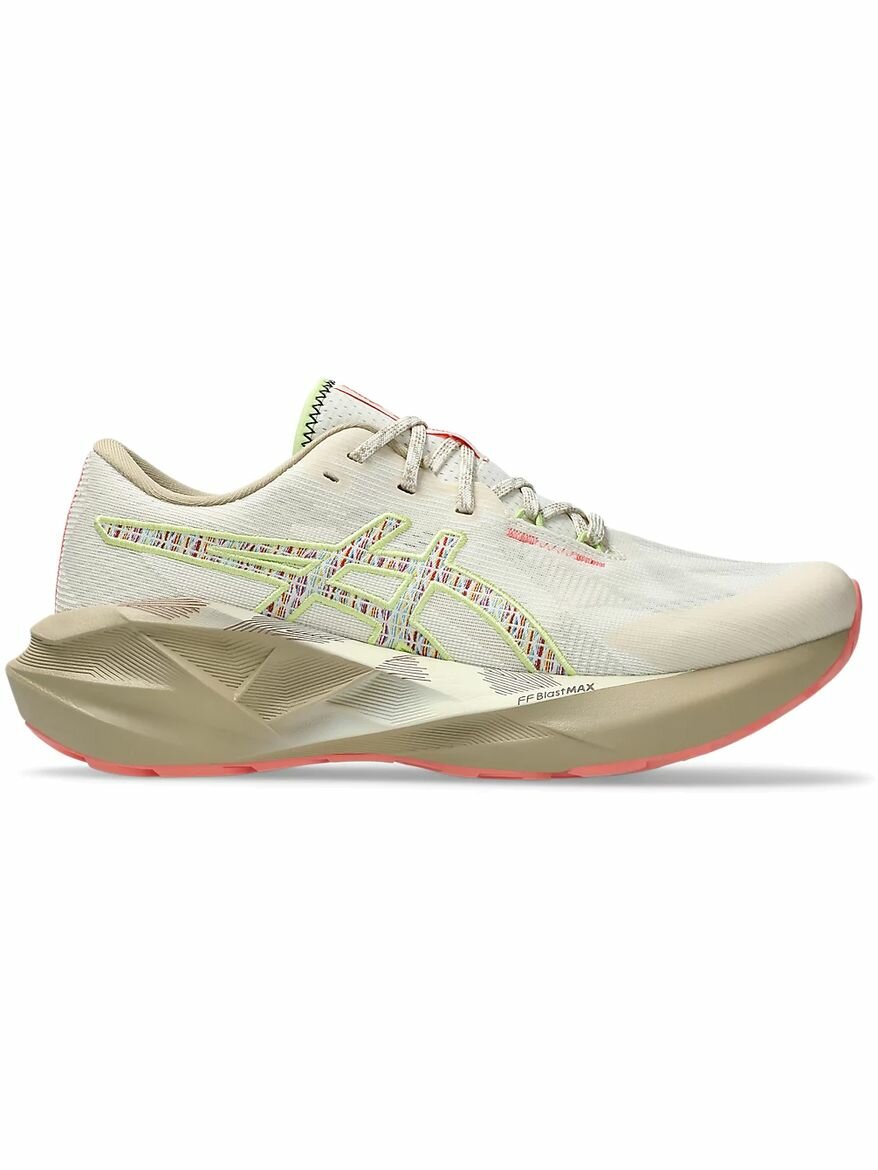 Кроссовки ASICS NOVABLAST 5 TR, полнота F, размер 6,5 US, бежевый/золотой