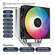 Кулер Deepcool AG400, для процессоров, тихий, с разноцветной RGB ...