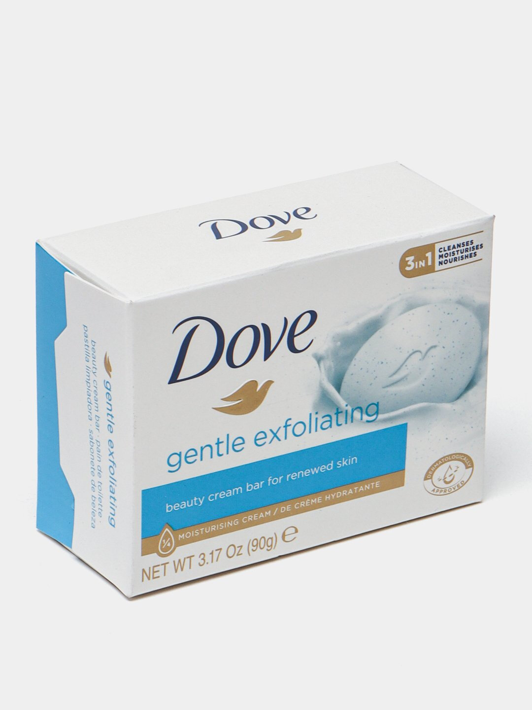 Крем-мыло Dove EXFOLIANT, для лица и тела, омолаживающее и увлажняющее, 135 г