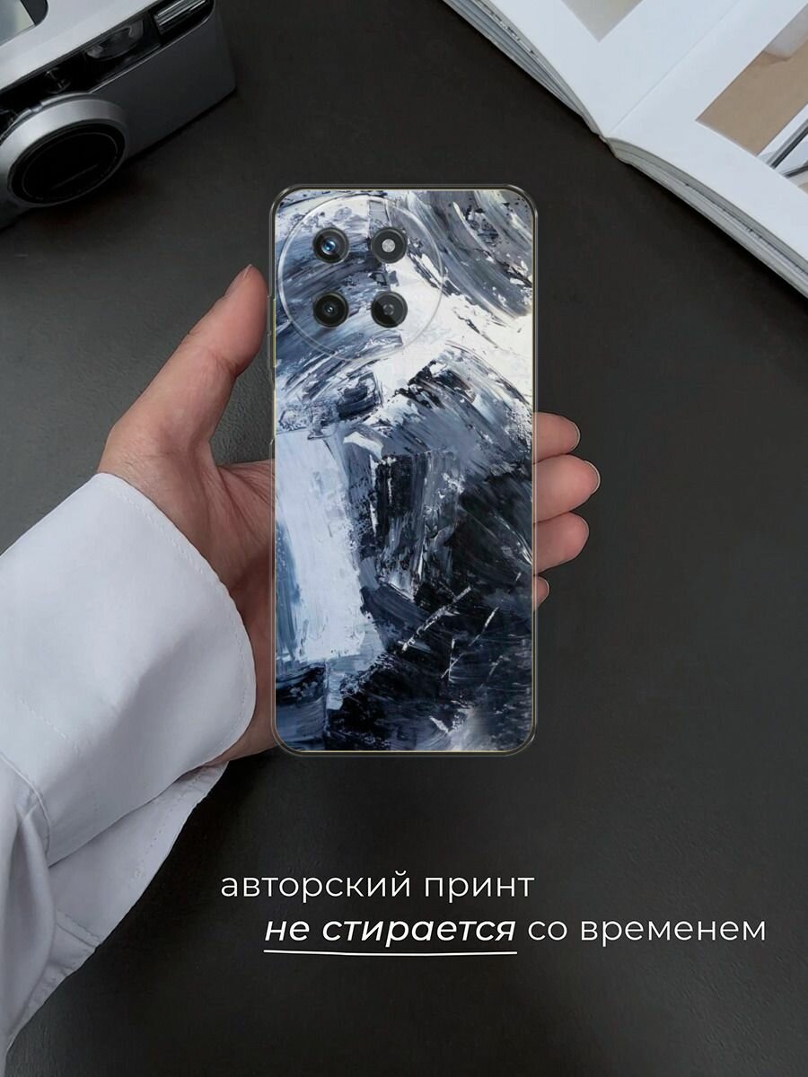 Чехол на Realme 11 4G / Реалми 11 4G с принтом "Абстракция живопись" — фото 1